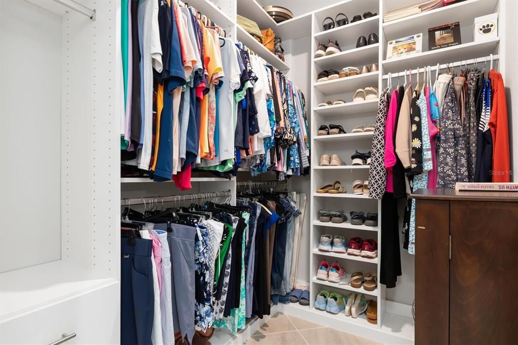 second fitted closet.