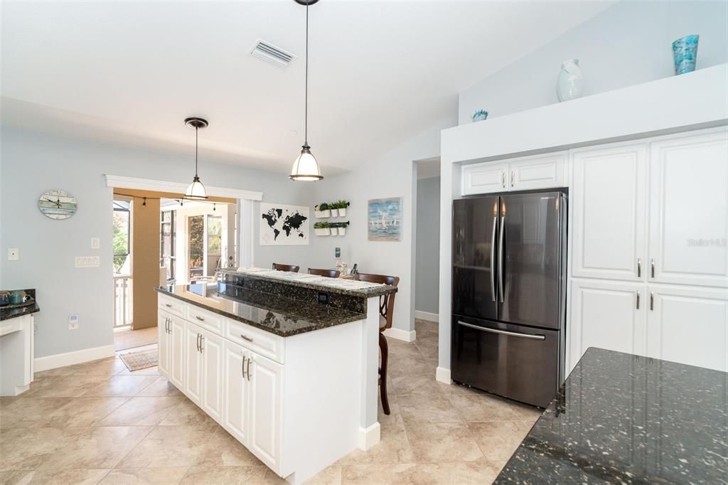 kitchen with breakfast bar