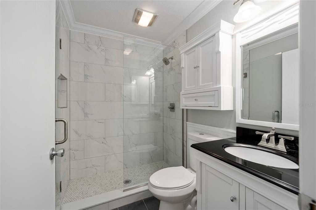 Beautiful guest bathroom.