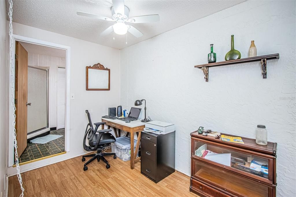 Separate office off of garage