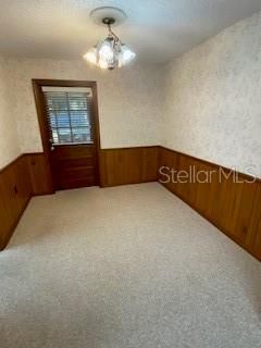 Dining Room with door to back screened porch