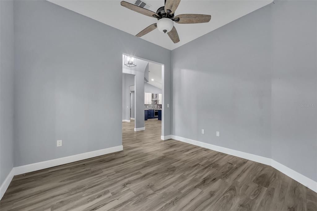 Family Room/Office/Den looking into the foyer