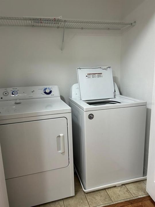 laundry closet on 2nd floor