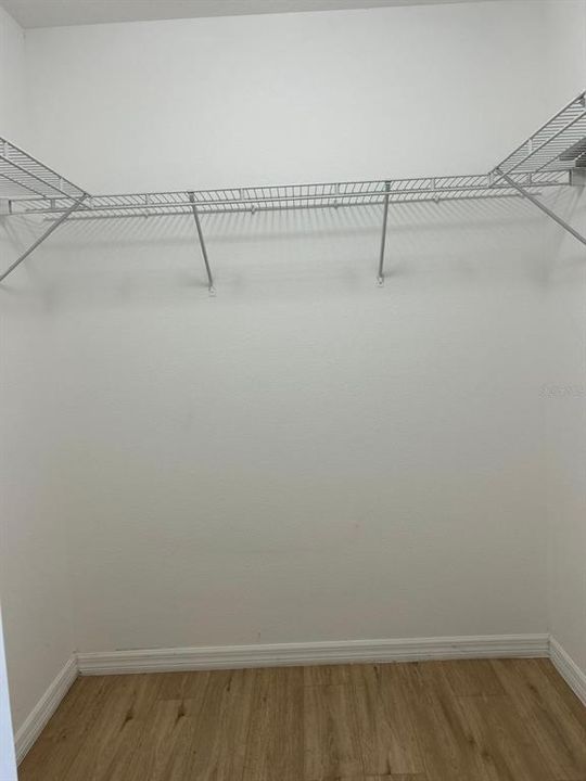 walking closet on master bedroom, also has an additional closet