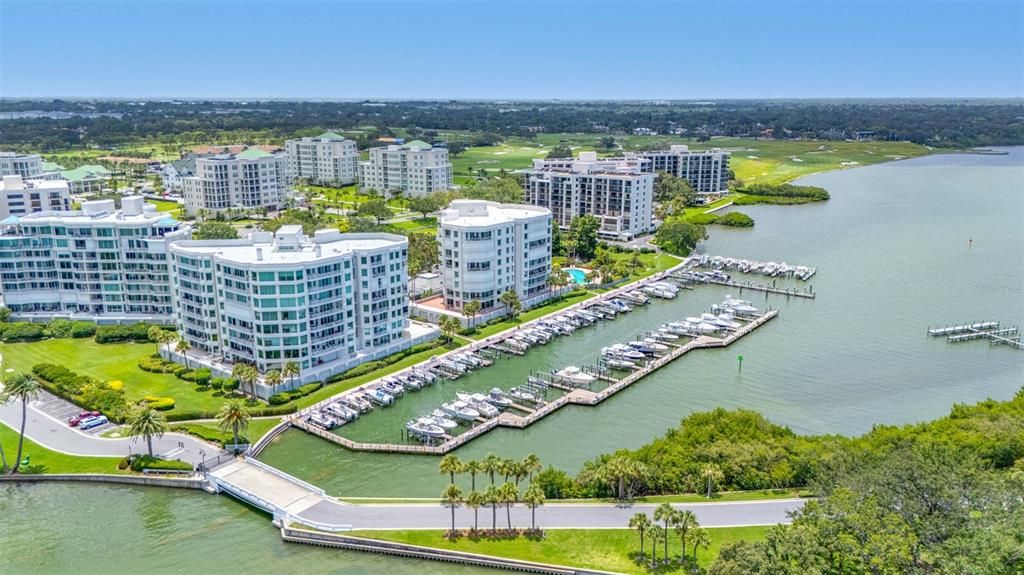 Marina boat slips subject to availability for rent or purchase.