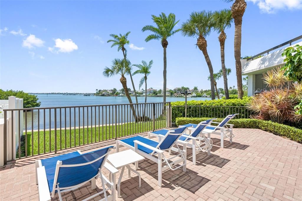 Waterfront paved Sundeck