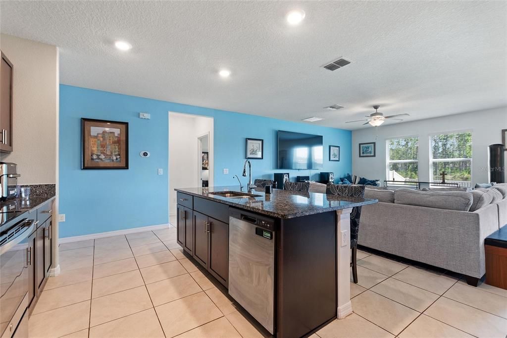 Kitchen facing Great Room