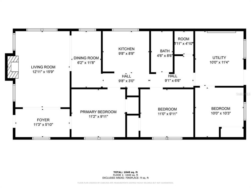 For Sale: $270,000 (3 beds, 1 baths, 1176 Square Feet)