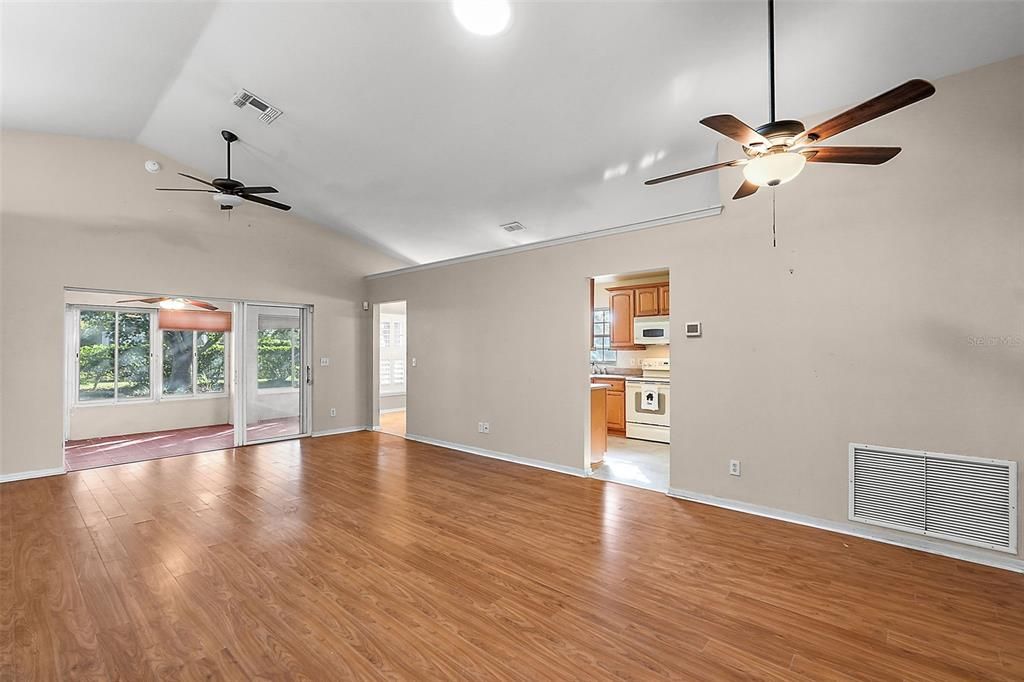 Spacious living room.