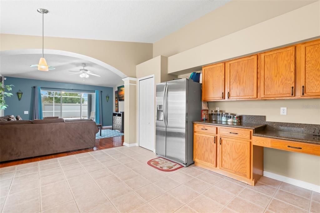 Kitchen and Family Room