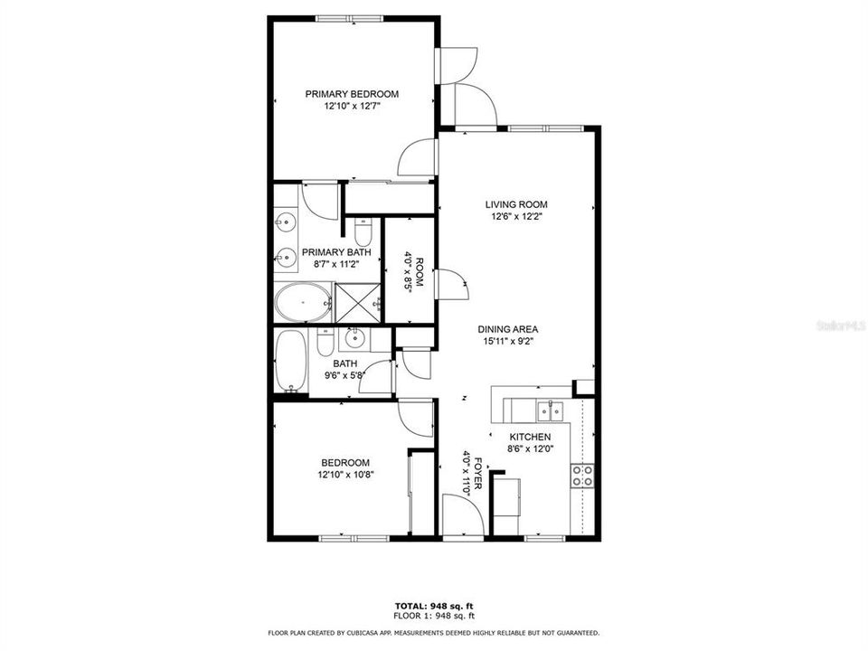 For Sale: $215,000 (2 beds, 2 baths, 1039 Square Feet)