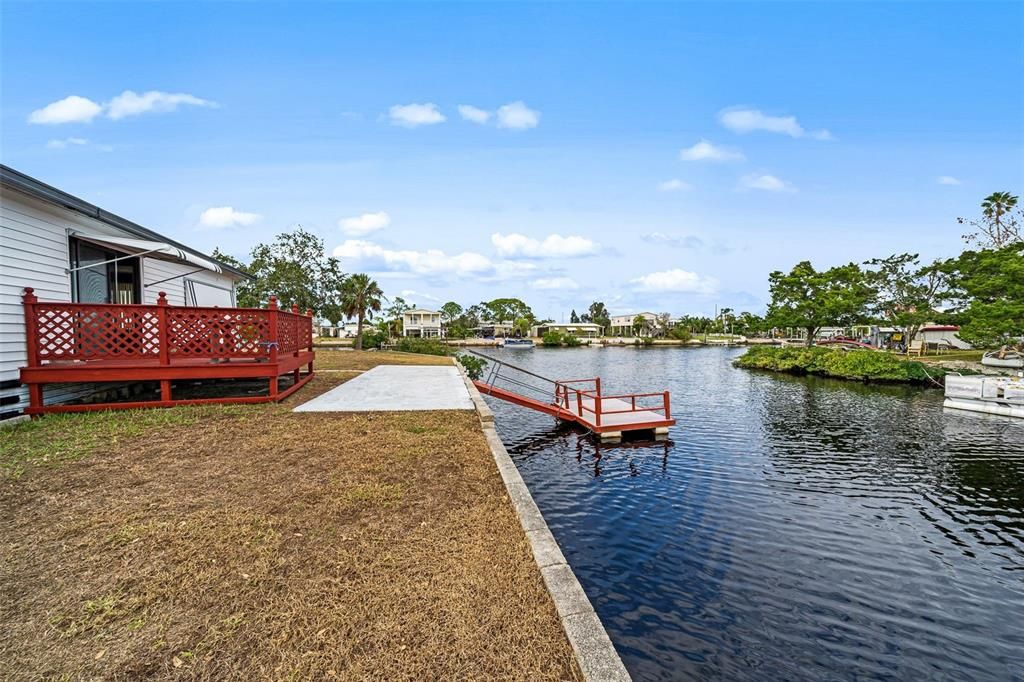 Beautiful canals that are wide and deep