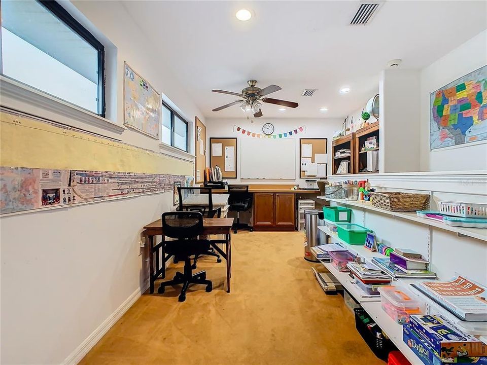 Loft area on the second floor.