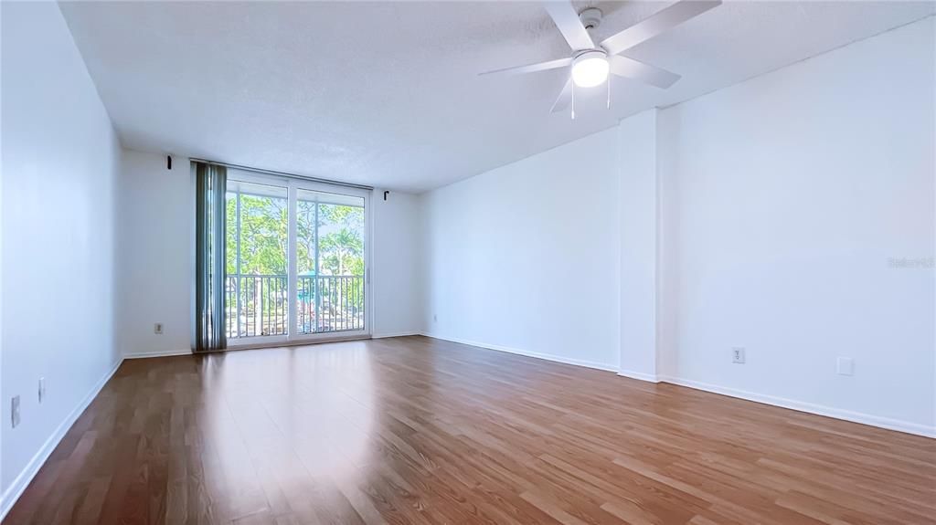 Living Room and Balcony