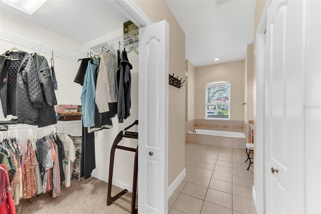 2 walk-in closets in hallway leading to owner's ensuite.