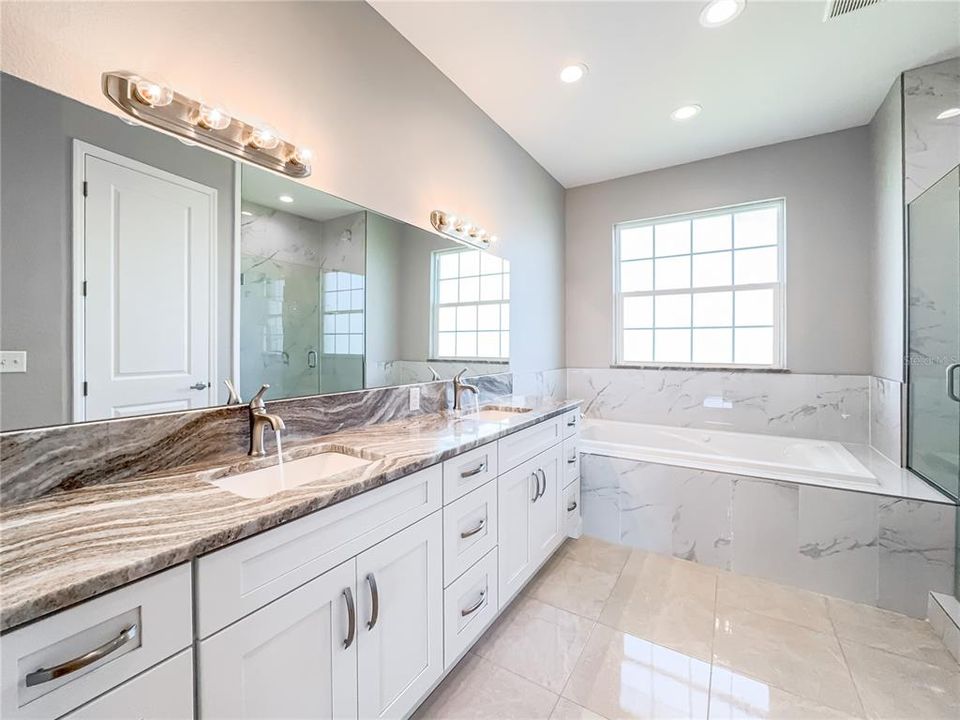 Double Vanity Sinks in Primary Bathroom