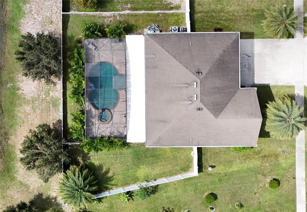 House was built in 2014 the shingled roof is only 10 yrs old with NO hurricane damage.