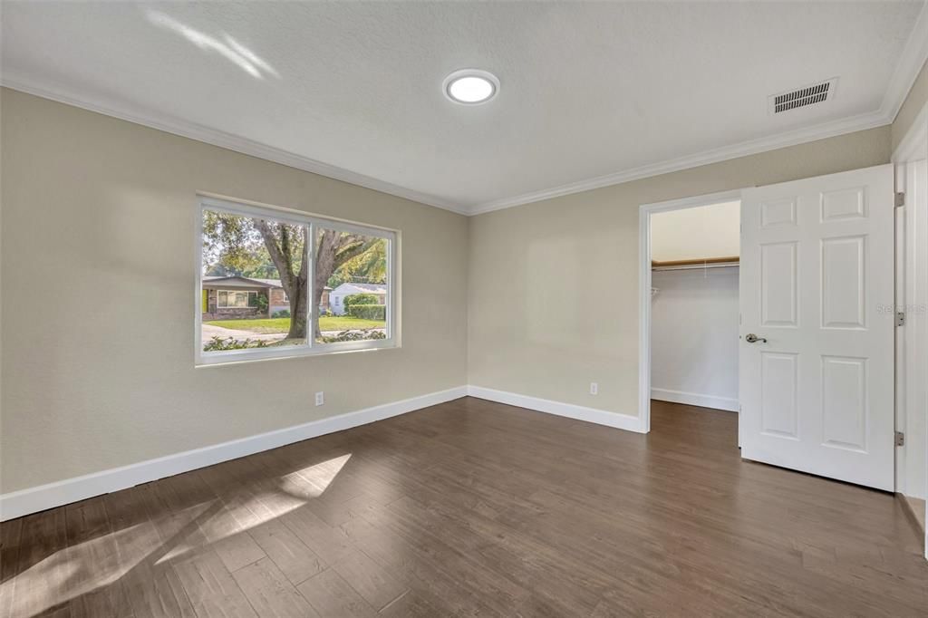 Bedroom 2 with walk-in closet