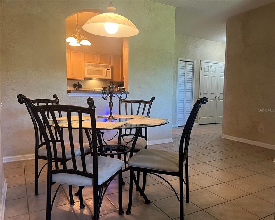 Dining room, kitchen, entrance