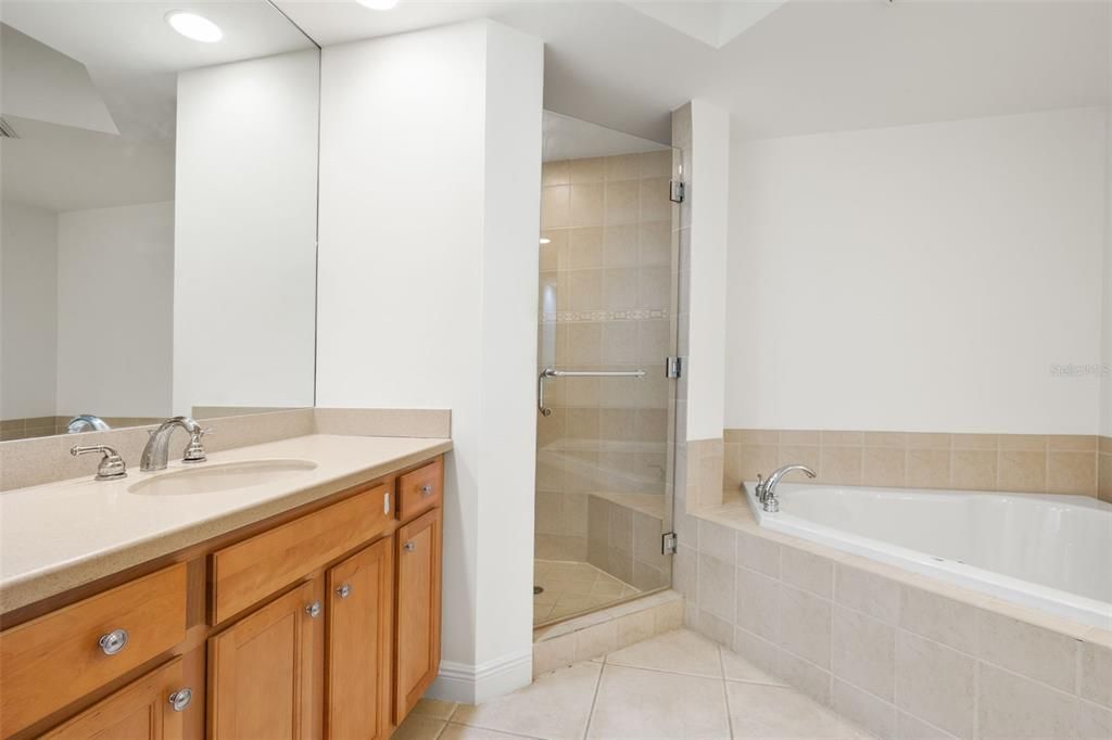 Primary Bathroom with walk in shower