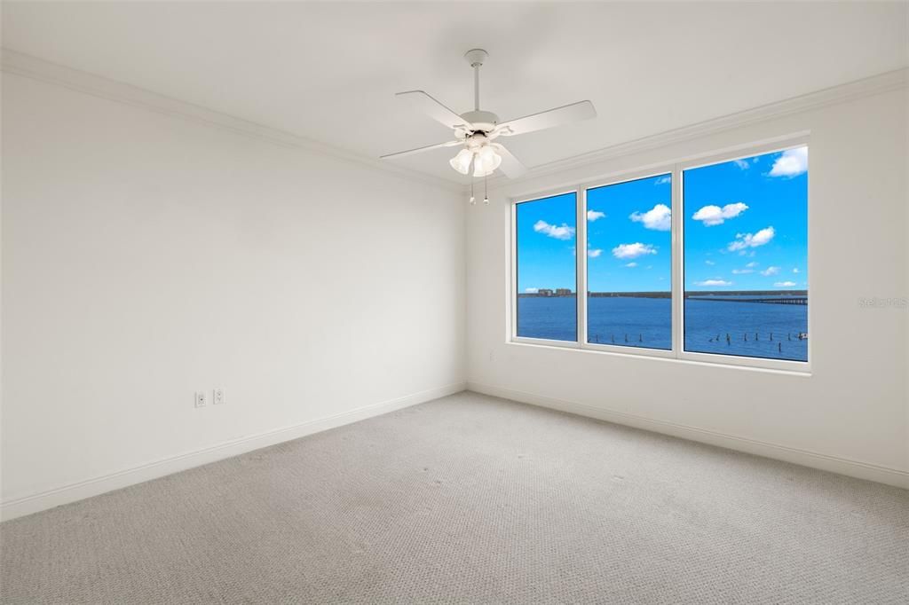 Primary Bedroom with water views