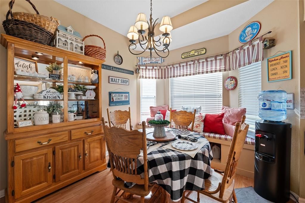 Breakfast Nook with window seat