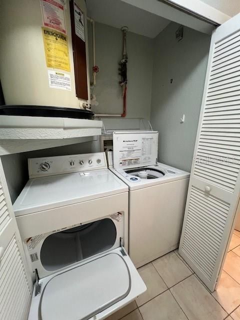 Laundry Closet in Secondary Bathroom