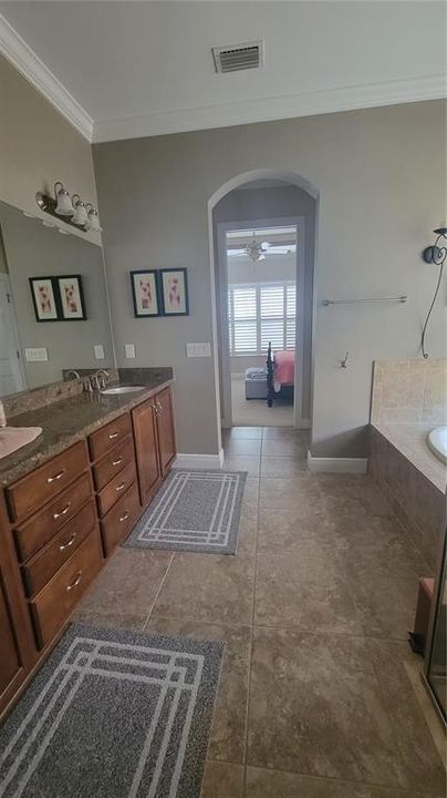 Master Bath view to bedroom