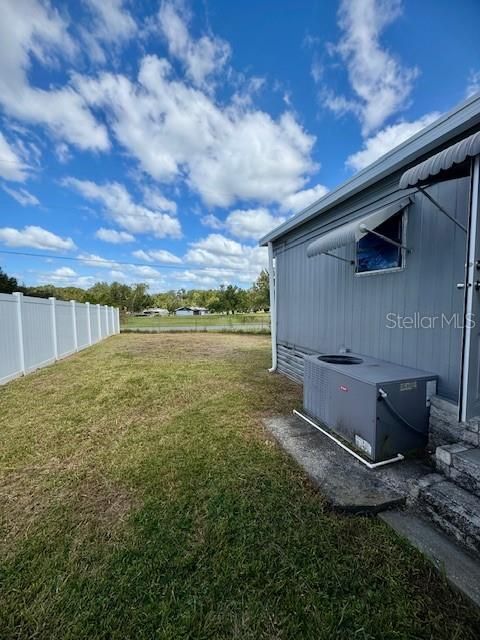 Fully fenced-in Backyard