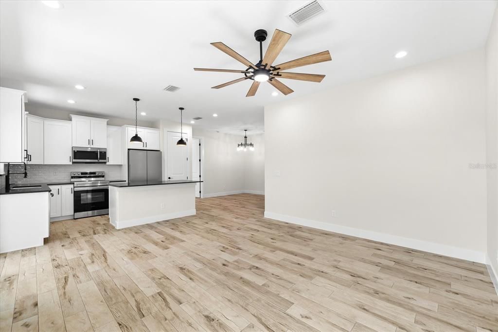 Modern Kitchen and Great Room