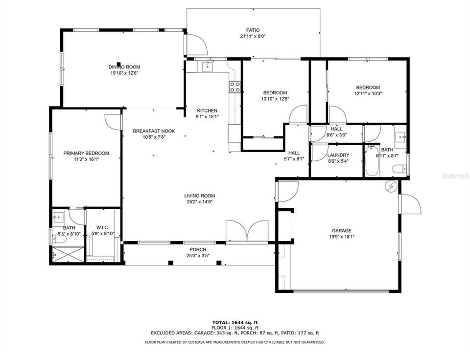 На продажу: $349,900 (3 спален, 2 ванн, 1783 Квадратных фут)