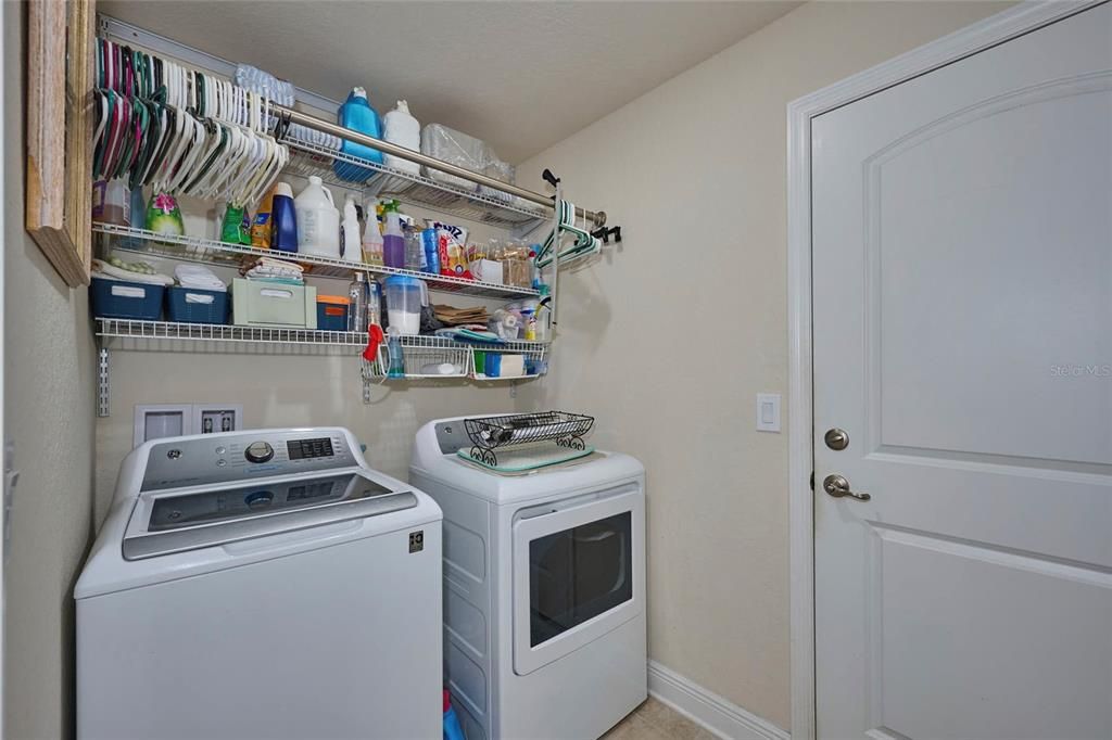 Indoor laundry room