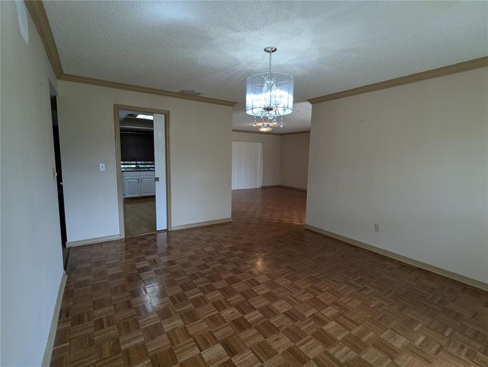 Dining room toward living room