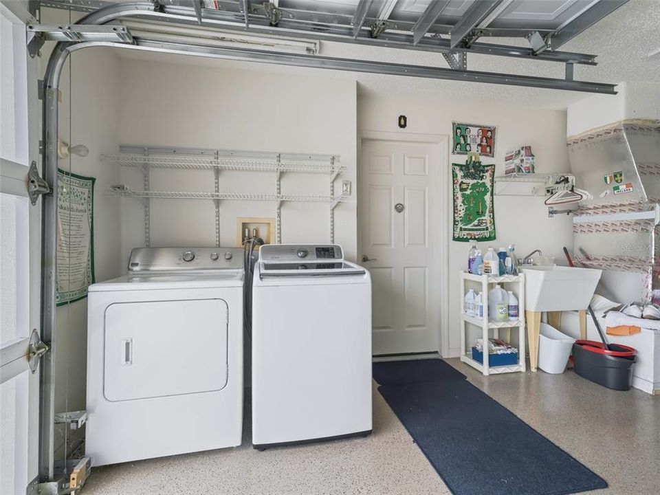 Laundry in the Garage