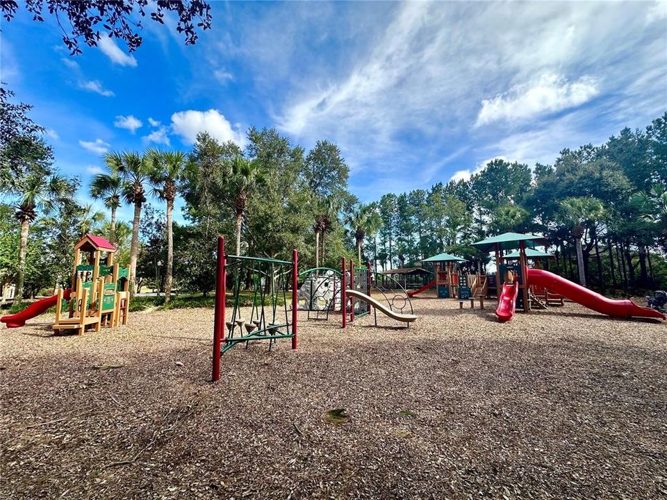 Huge playground w/ swings within community.