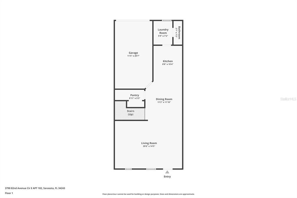 Main level with Garage Floor Plan