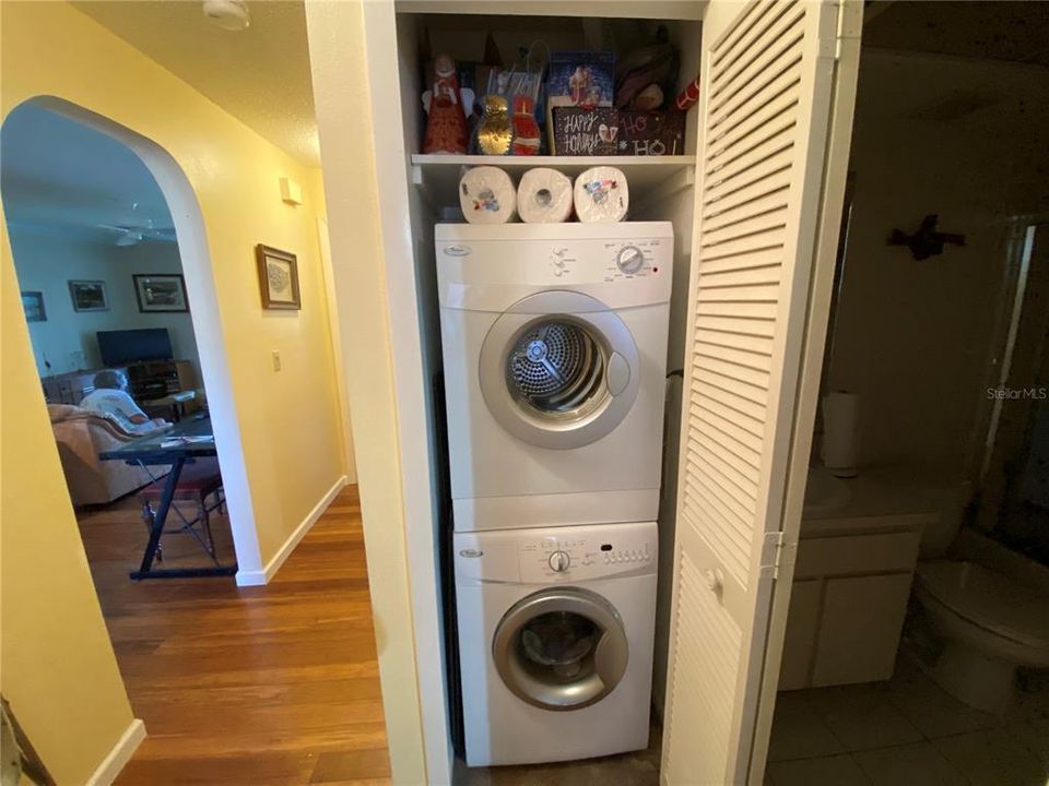 Laundry closet