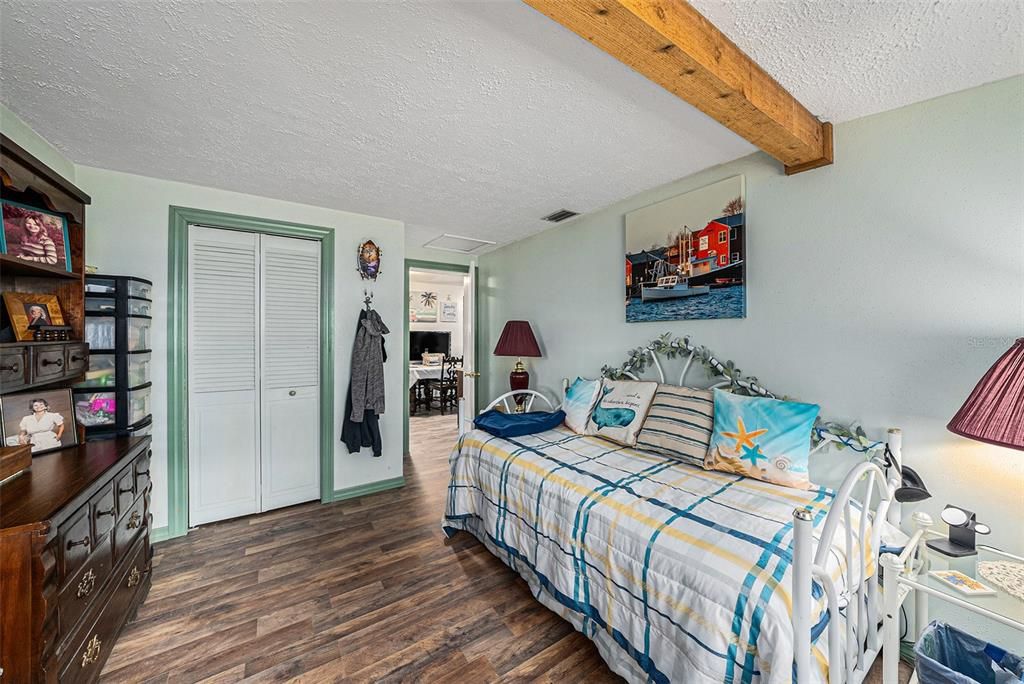 2nd Bedroom with luxury vinyl floors