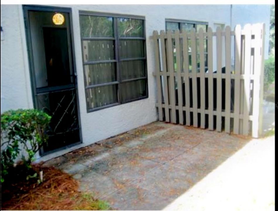 back patio/exterior view