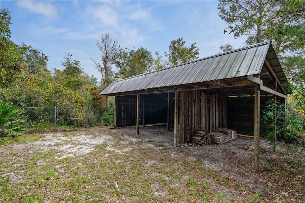 3 stall pole barn