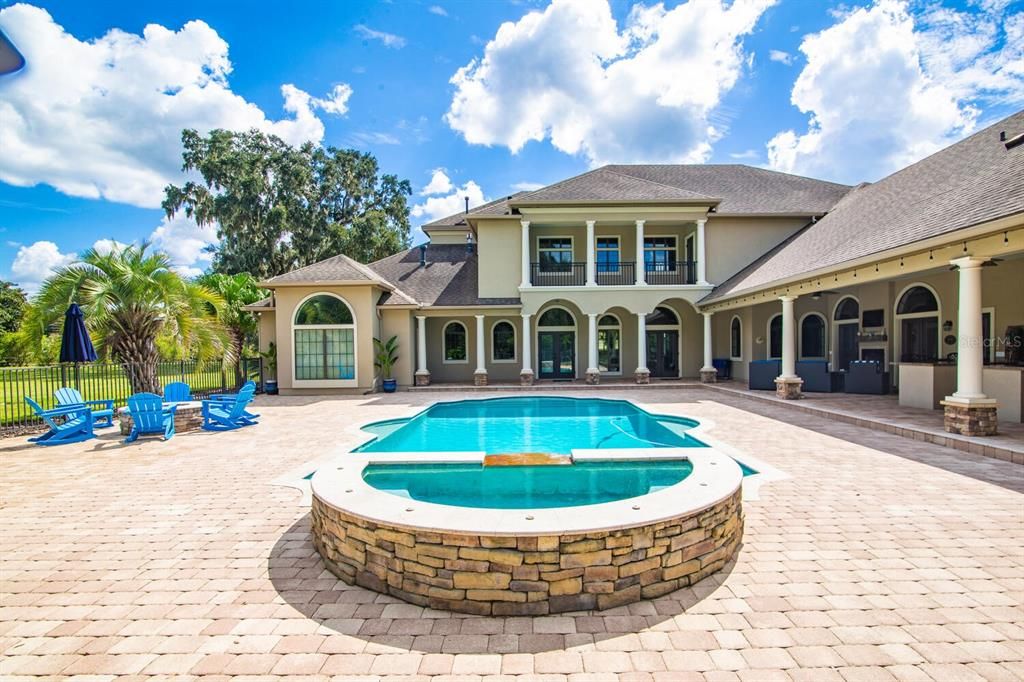 Pool and Spa Area Is Simply Breathtaking