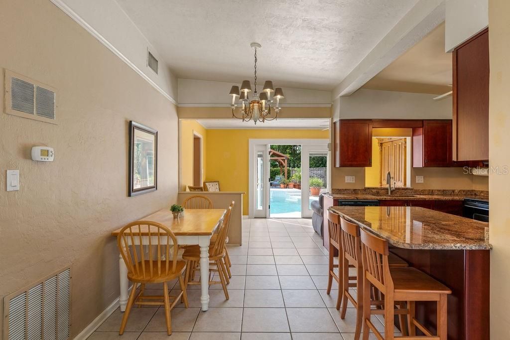 Kitchen with Dinette space