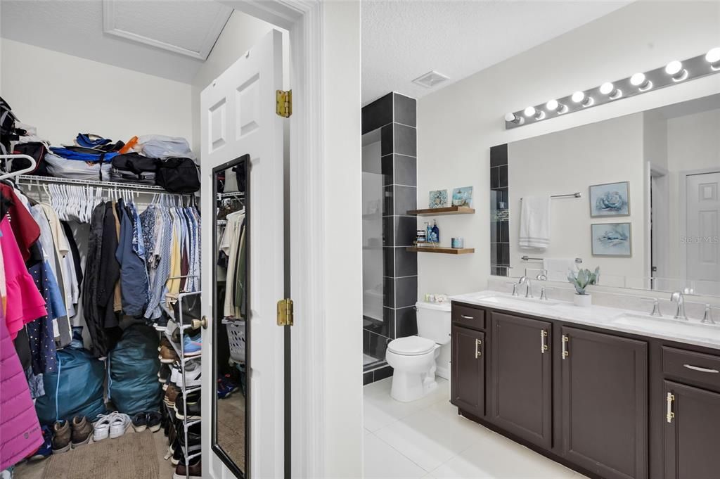 Master Bath / Walk-in closet