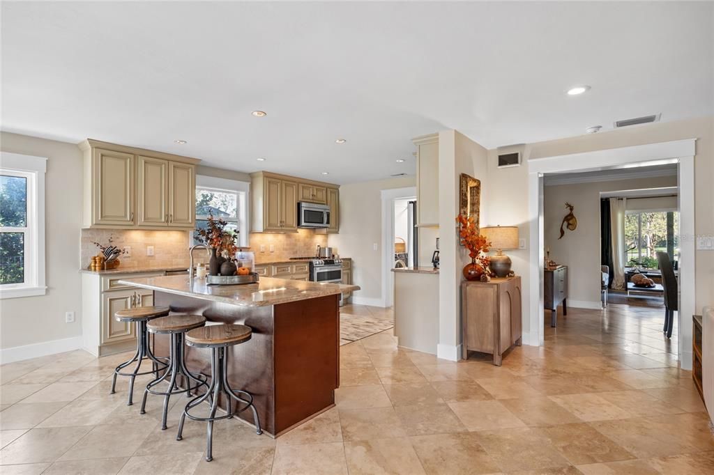 This Kitchen is to die for!    You will love preparing meals and entertaining!