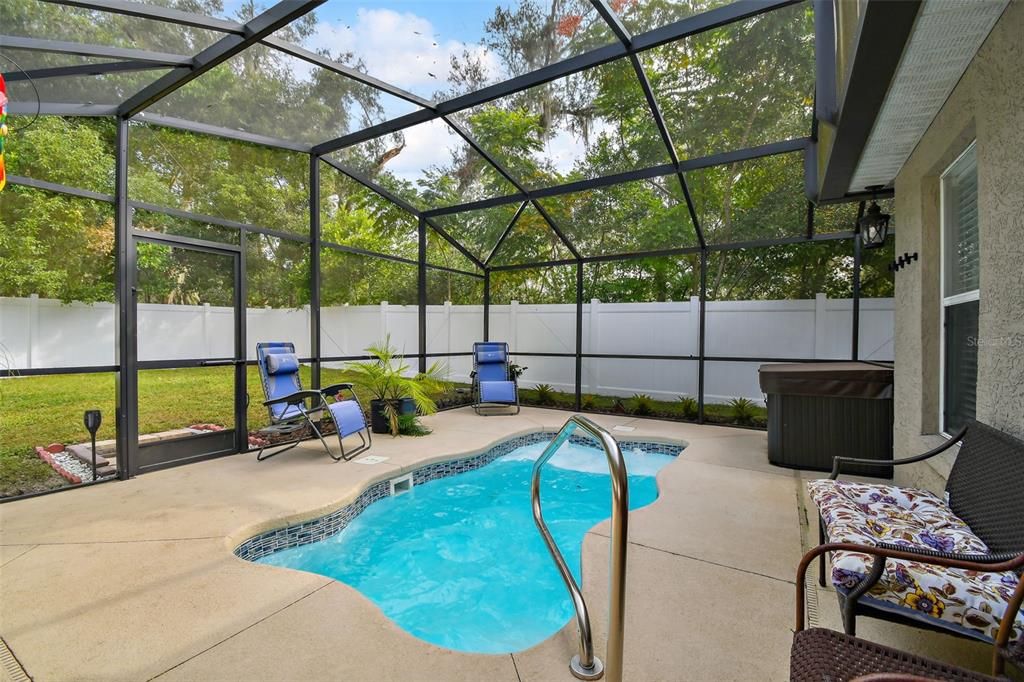 Screened Plunge Pool