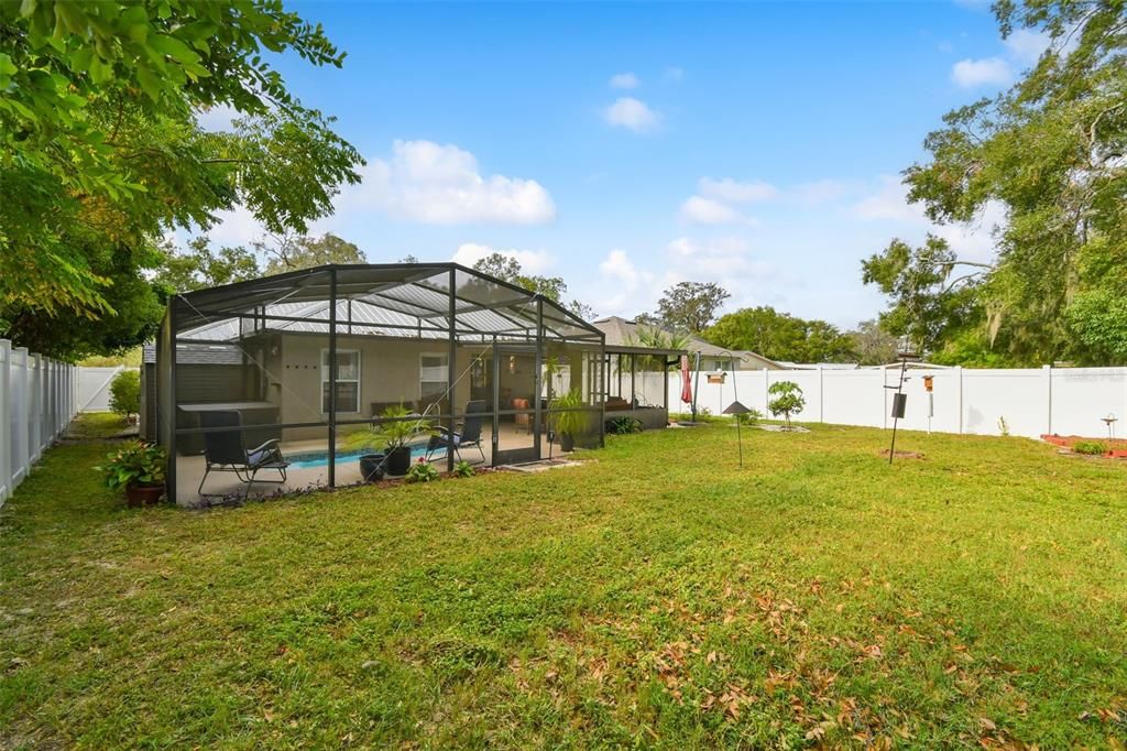 Fenced Backyard