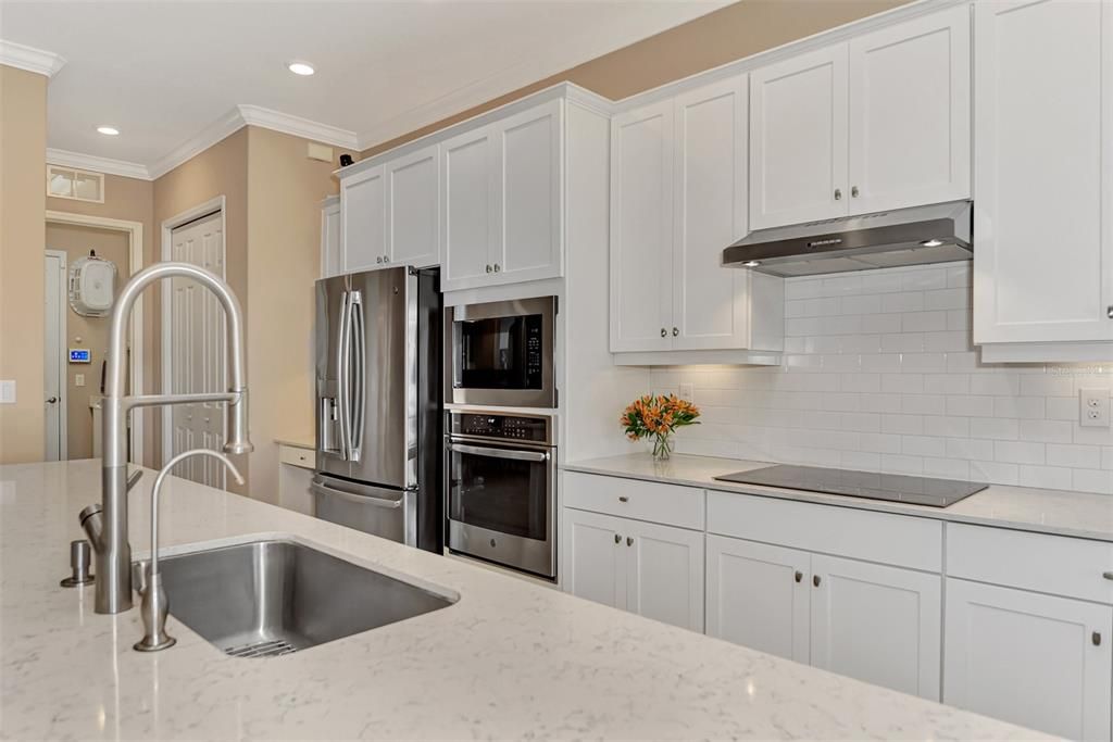 Kitchens have to be a favorite in these homes - large 12' islands - this is all quartz - for the baker or chef in your family