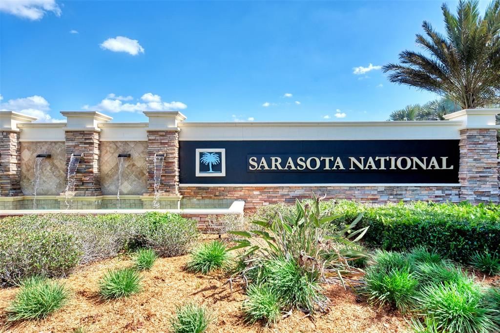 Welcome to Sarasota National Amenities