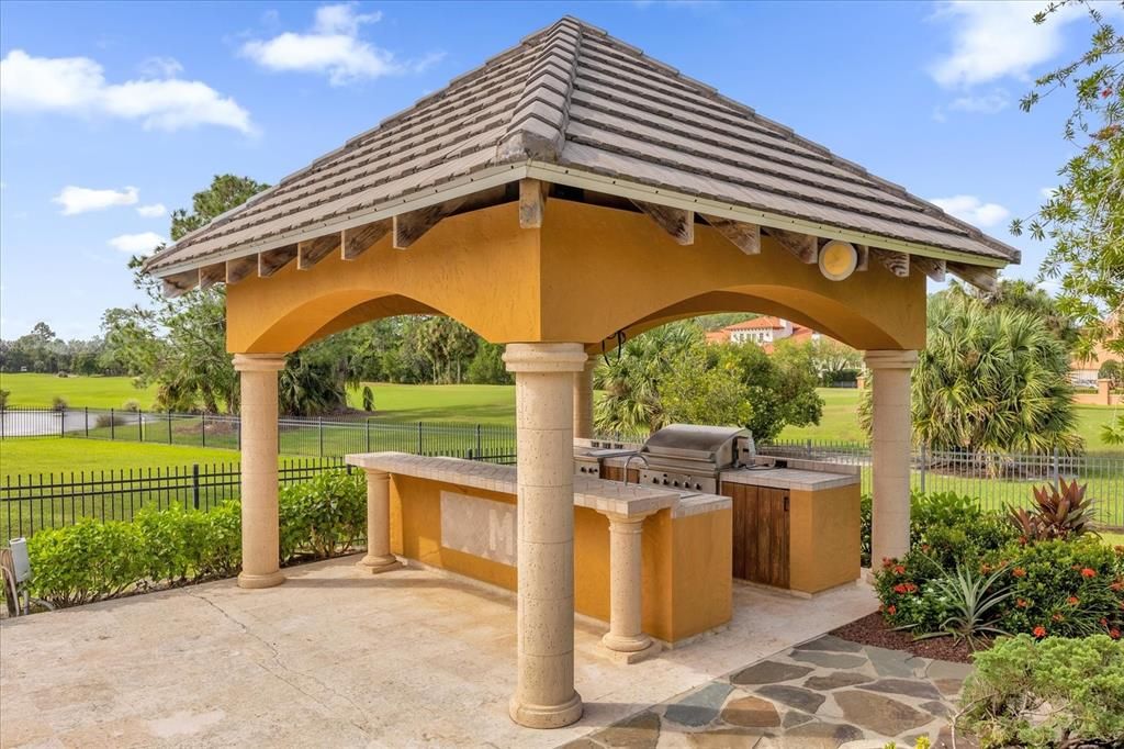 Gazebo and Outdoor Kitchen