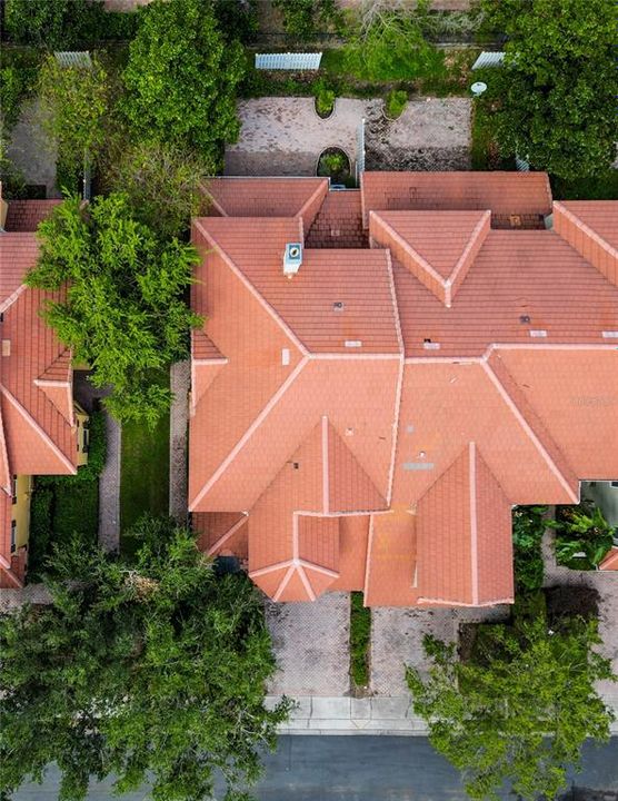 Aerial view of home